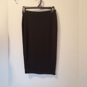 Black pencil skirt